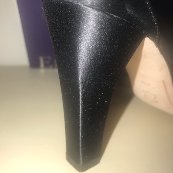 Woman’s Enzo Angiolini EADomenica Satin Black/Clear 8.5M NIB - Picture 6 of 16